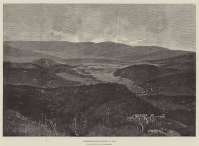 Middlesborough, Kentucky, in 1889 door Charles Auguste Loye