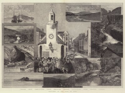 Schetsen op het Eiland Man door Charles Auguste Loye
