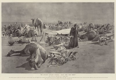 De Vooruitgang naar Dongola, Halt! Wie gaat daar door Charles Auguste Loye