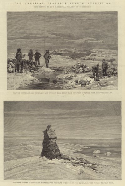 De Amerikaanse Franklin Zoektocht Expeditie door Charles Auguste Loye