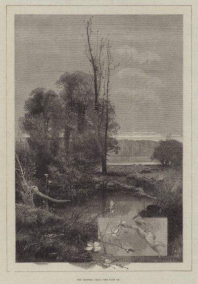 De Maanden, Mei door Charles Auguste Loye