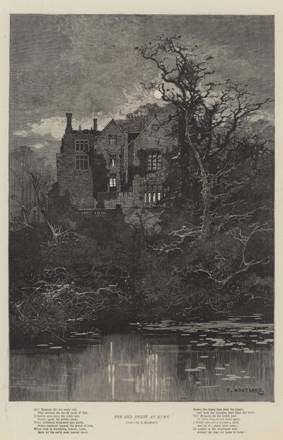 Het Oude Huis Thuis door Charles Auguste Loye