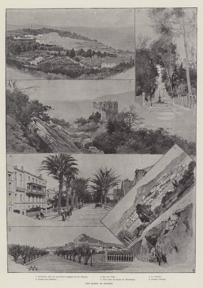 De Koningin in Hyeres door Charles Auguste Loye
