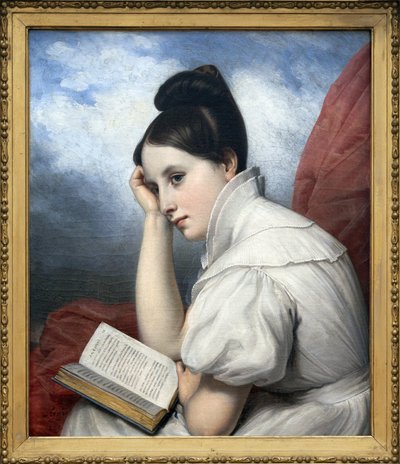 De lezer door Charles Auguste Steuben