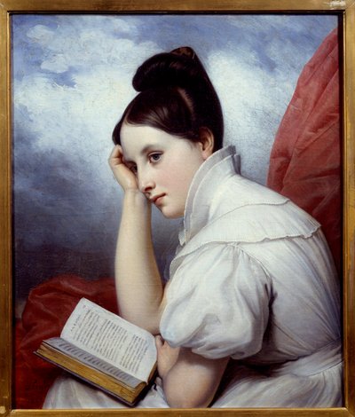 Het leeslicht door Charles Auguste Steuben