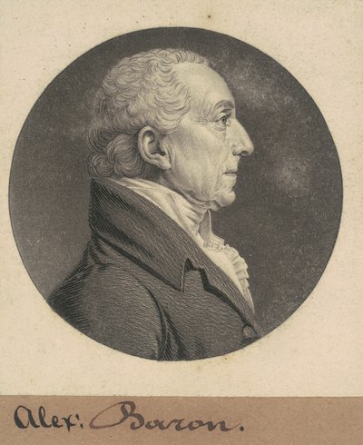 Alexander Baron door Charles B. J. Févret de Saint Mémin