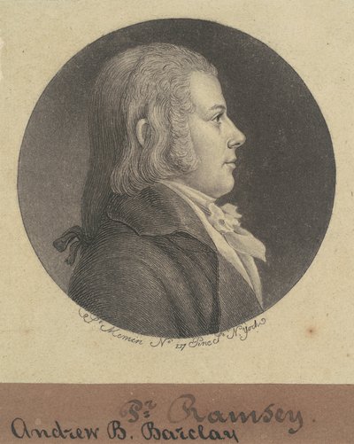Andrew D. Barclay door Charles B. J. Févret de Saint Mémin