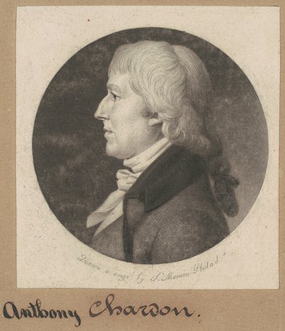 Anthony Chardon door Charles B. J. Févret de Saint Mémin