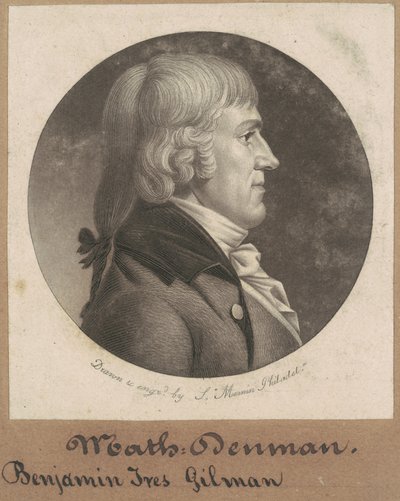 Benjamin Ives Gilman door Charles B. J. Févret de Saint Mémin