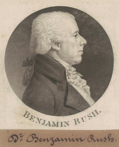 Benjamin Rush door Charles B. J. Févret de Saint Mémin