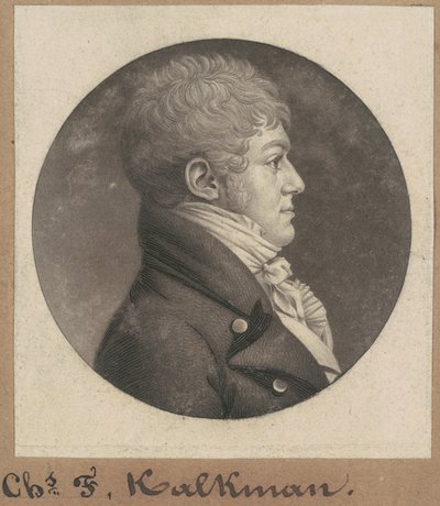 Charles F. Kalkman door Charles B. J. Févret de Saint Mémin