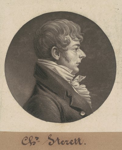 Charles Sterett door Charles B. J. Févret de Saint Mémin