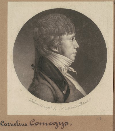 Cornelius Comegys door Charles B. J. Févret de Saint Mémin