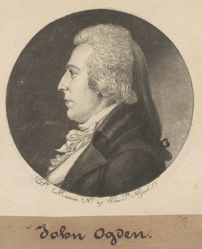 David A. Ogden door Charles B. J. Févret de Saint Mémin
