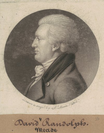 David Meade Randolph door Charles B. J. Févret de Saint Mémin