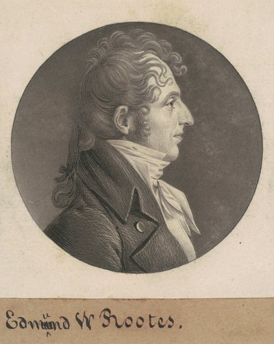 Edmund Wilcox Rootes door Charles B. J. Févret de Saint Mémin