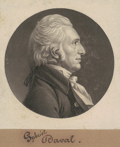 Gabriel Duvall door Charles B. J. Févret de Saint Mémin