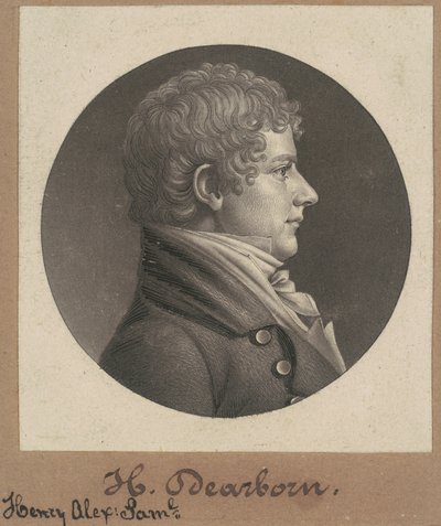 Henry Alexander Scammell Dearborn door Charles B. J. Févret de Saint Mémin