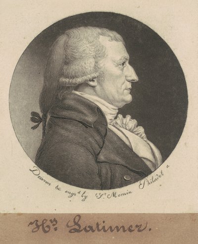 Henry Latimer door Charles B. J. Févret de Saint Mémin