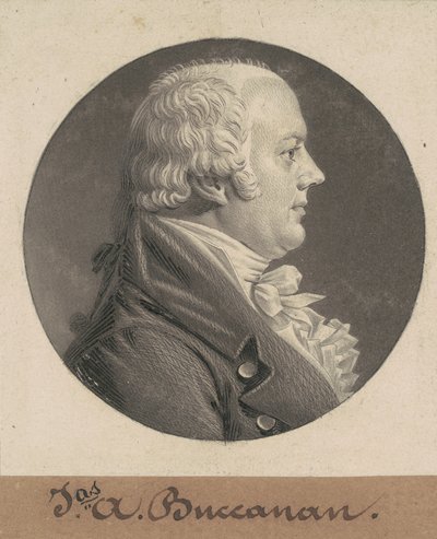James A. Buchanan door Charles B. J. Févret de Saint Mémin