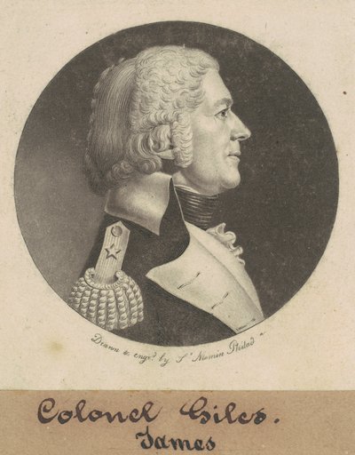 James Giles door Charles B. J. Févret de Saint Mémin