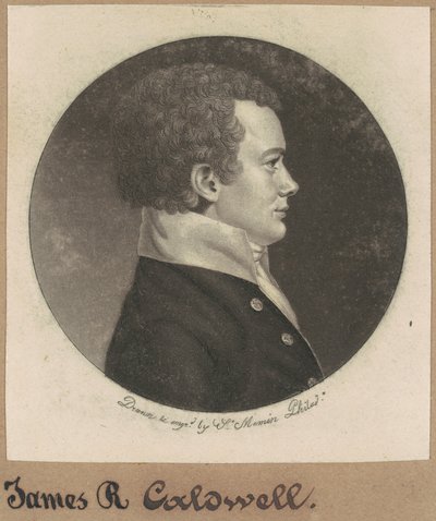 James R. Caldwell door Charles B. J. Févret de Saint Mémin