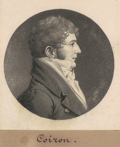 Jean Joseph Coiron door Charles B. J. Févret de Saint Mémin