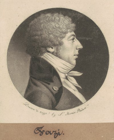 Jean Salomon Fazi door Charles B. J. Févret de Saint Mémin