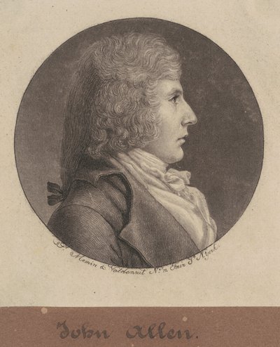 John Allen door Charles B. J. Févret de Saint Mémin