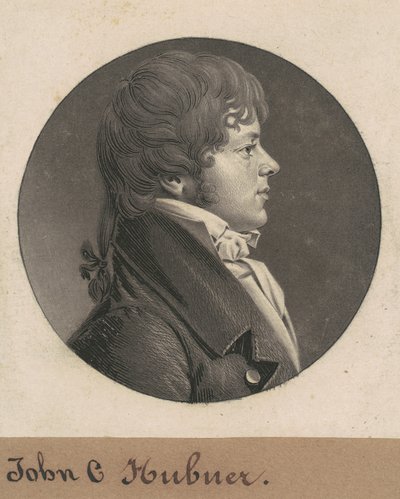 John C. Hubner door Charles B. J. Févret de Saint Mémin