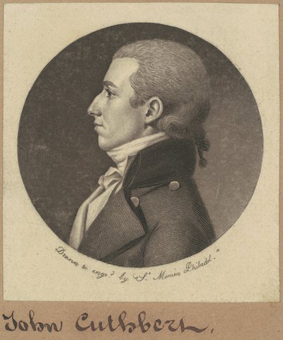 John Cuthbert door Charles B. J. Févret de Saint Mémin