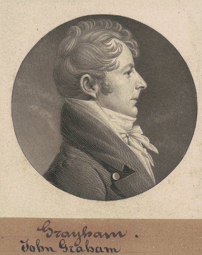 John Graham door Charles B. J. Févret de Saint Mémin