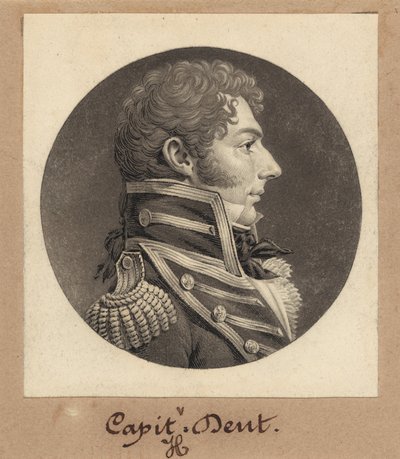 John Herbert Dent door Charles B. J. Févret de Saint Mémin
