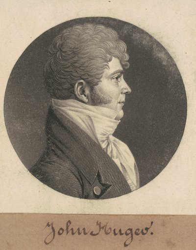 John Huger door Charles B. J. Févret de Saint Mémin