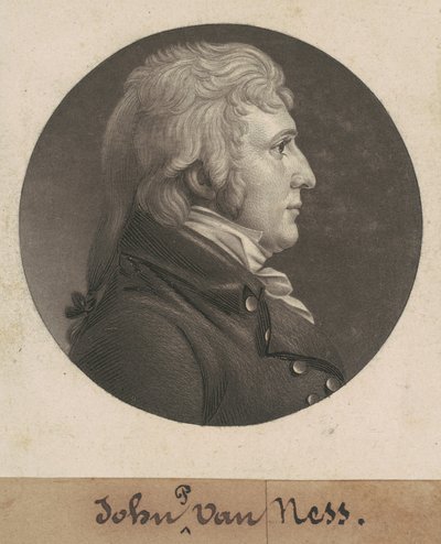 John Peter Van Ness door Charles B. J. Févret de Saint Mémin