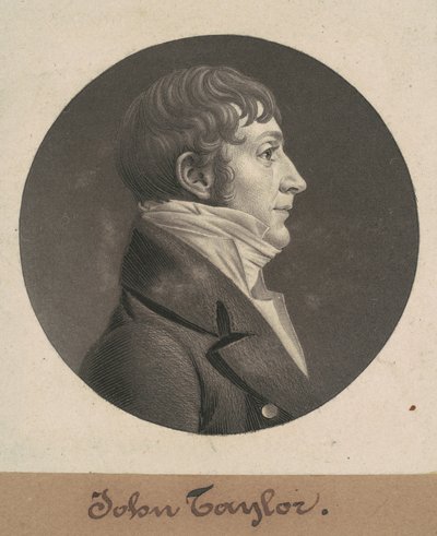 John Taylor door Charles B. J. Févret de Saint Mémin