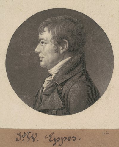 John Wayles Eppes door Charles B. J. Févret de Saint Mémin
