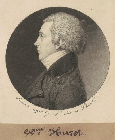 Jonathan Harvey Hurst door Charles B. J. Févret de Saint Mémin