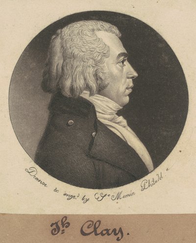 Joseph Clay door Charles B. J. Févret de Saint Mémin