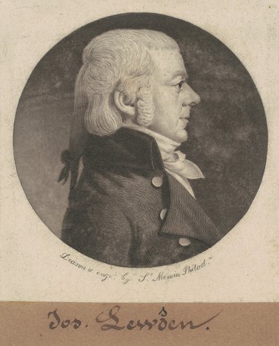Joseph Lewden door Charles B. J. Févret de Saint Mémin