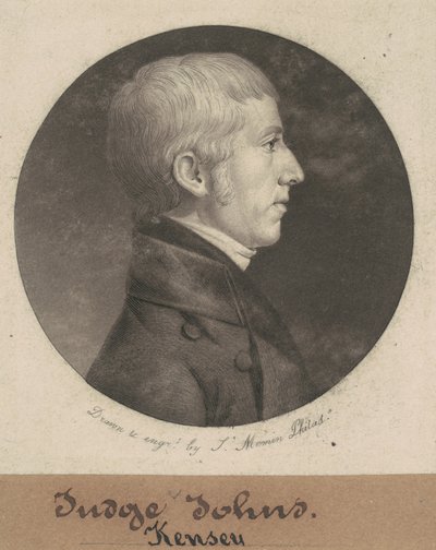 Kensey Johns door Charles B. J. Févret de Saint Mémin