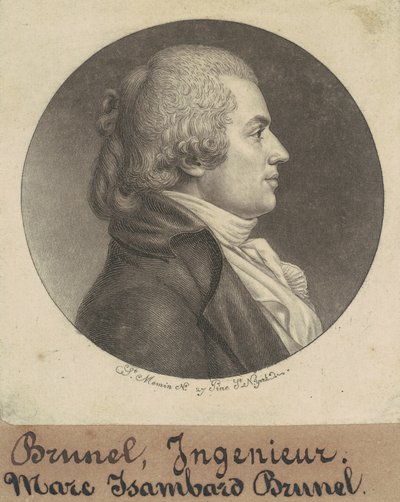 Marc Isambard Brunel door Charles B. J. Févret de Saint Mémin