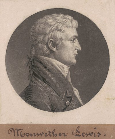 Meriwether Lewis door Charles B. J. Févret de Saint Mémin
