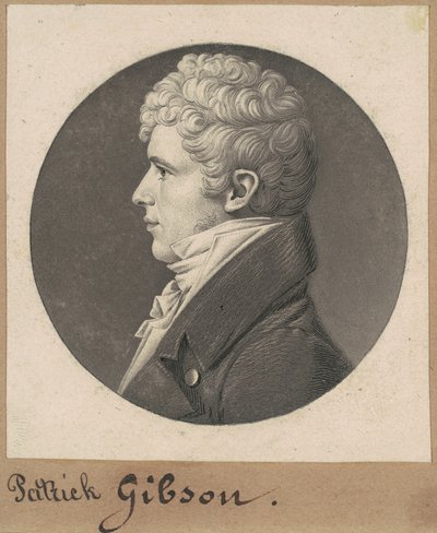 Patrick Gibson door Charles B. J. Févret de Saint Mémin