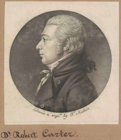 Robert Carter door Charles B. J. Févret de Saint Mémin