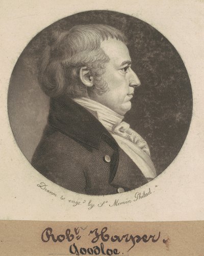 Robert Goodloe Harper door Charles B. J. Févret de Saint Mémin