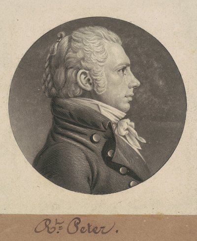Robert Peter, Jr. door Charles B. J. Févret de Saint Mémin