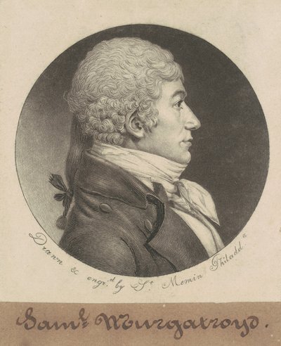 Samuel Murgatroyd door Charles B. J. Févret de Saint Mémin