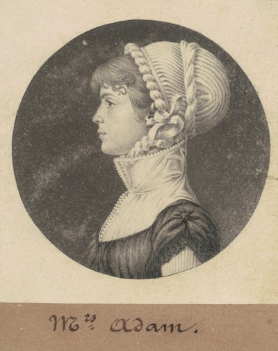 Sarah Eve Adams door Charles B. J. Févret de Saint Mémin