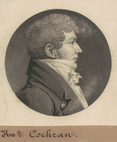 Thomas Cochran door Charles B. J. Févret de Saint Mémin